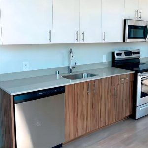 Thailand Factory Pure White Quartz Kitchen Countertops Polished Wholesale Customized