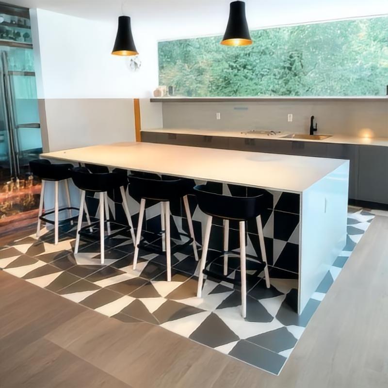 Thailand Factory Pure White Quartz Kitchen Countertops Polished Wholesale Customized - Image 3