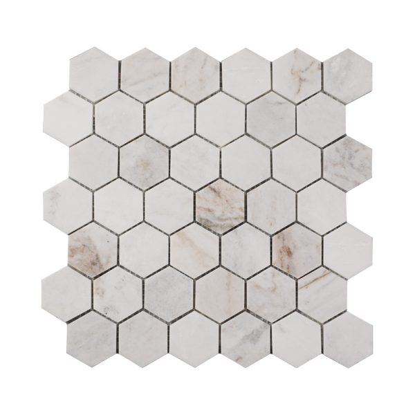 Thailand Factory Glorious White Stone White Marble Mosaic Tile for Interior Wall and Floor Decor Wholesale
