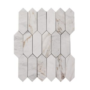 Thailand Factory Glorious White Stone White Marble Mosaic Tile for Interior Wall and Floor Decor Wholesale - Image 3