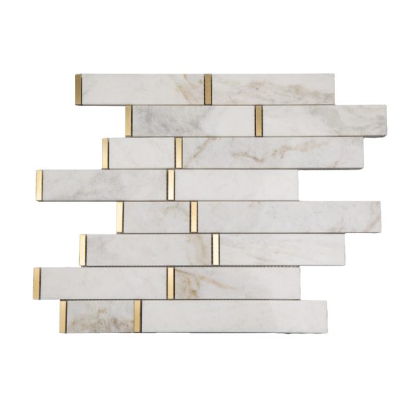 Thailand Factory Glorious White Stone White Marble Mosaic Tile for Interior Wall and Floor Decor Wholesale