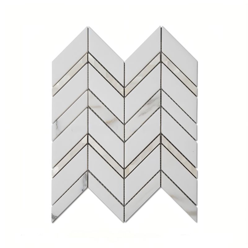 Thailand Factory White Thassos Stone White Marble Mosaic Tile for Wall and Floor Decoration Wholesale Manufacturer - Image 3