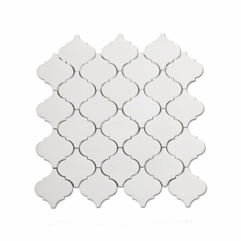 Thailand Factory White Thassos Stone White Marble Mosaic Tile for Wall and Floor Decoration Wholesale Manufacturer - Image 4
