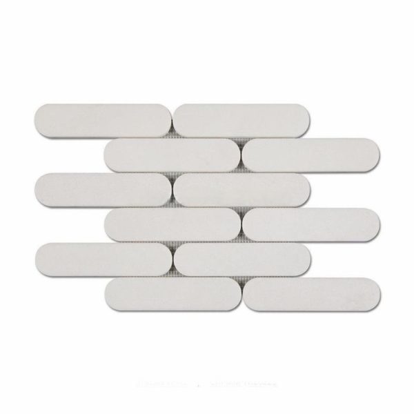 Thailand Factory White Thassos Stone White Marble Mosaic Tile for Wall and Floor Decoration Wholesale Manufacturer