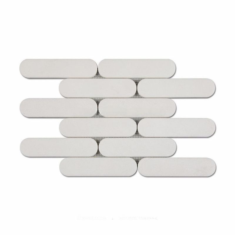 Thailand Factory White Thassos Stone White Marble Mosaic Tile for Wall and Floor Decoration Wholesale Manufacturer - Image 5