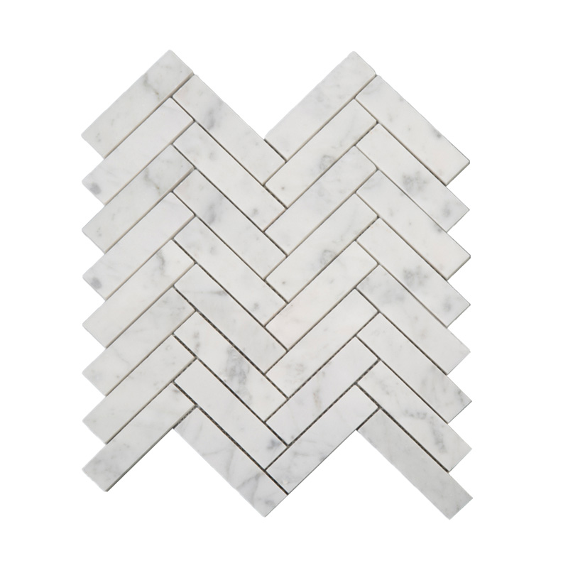 Thailand Factory Bianco Carrara Stone White Marble Mosaic Tile for Wall Decor Wholesale Supplier - Image 2