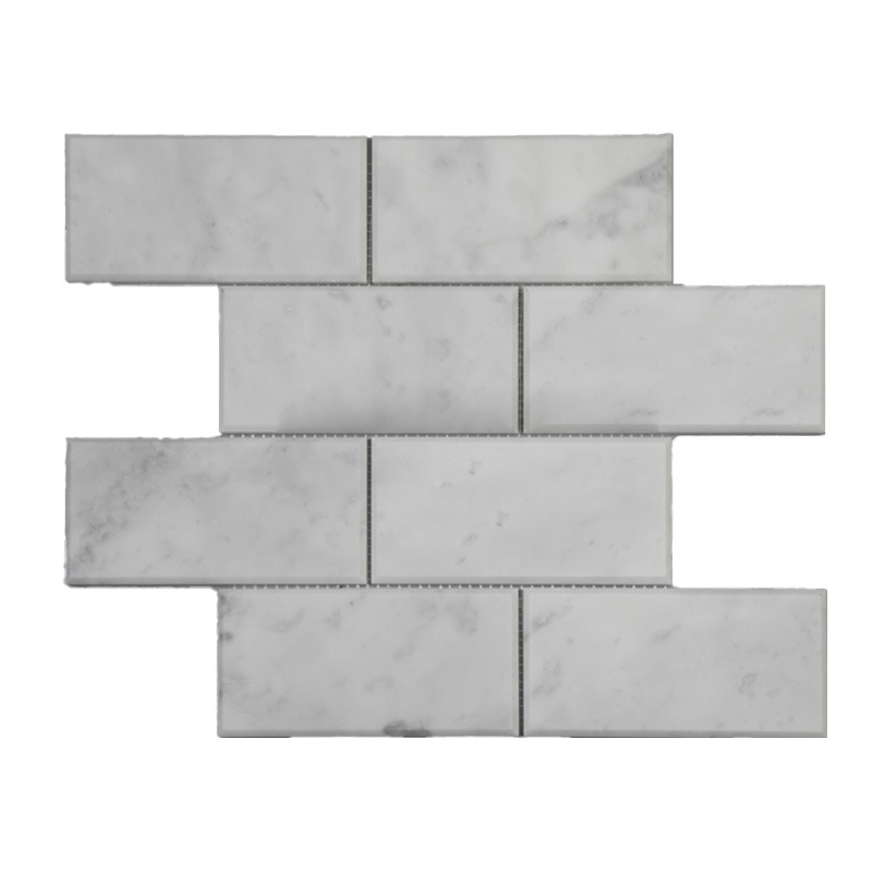 Thailand Factory Bianco Carrara Stone White Marble Mosaic Tile for Wall Decor Wholesale Supplier - Image 3