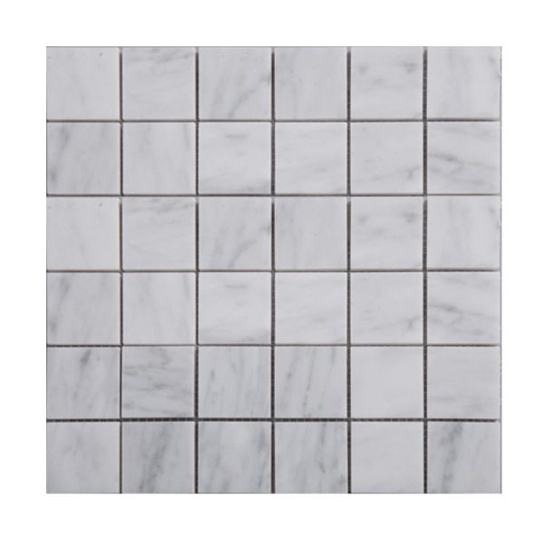 Thailand Factory Bianco Carrara Stone White Marble Mosaic Tile for Wall Decor Wholesale Supplier
