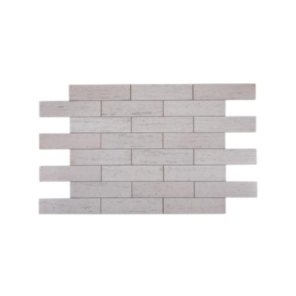 Thailand Factory Ivory Travertine White Stone Mosaic Tile for Wall Decor Wholesale Supplier
