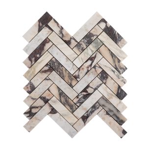 Thailand Factory Calacatta Viola Marble with Purple Veins Mosaic Tile for Bathroom and Kitchen Decor Wholesale Supplier - Image 2