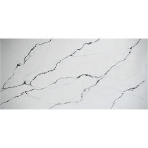 Thailand Factory Calacatta White with Black Veins Quartz Slabs Manufacturer Wholesale