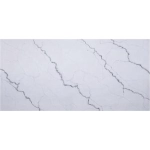 Thailand Factory Calacatta White with Black Veins Quartz Slabs Manufacturer Wholesale - Image 2