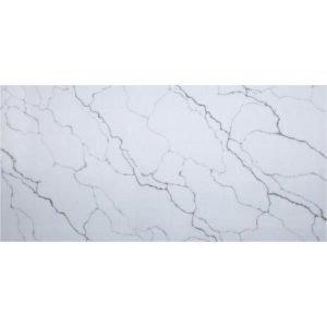 Thailand Factory Calacatta White with Black Veins Quartz Slabs Manufacturer Wholesale - Image 3