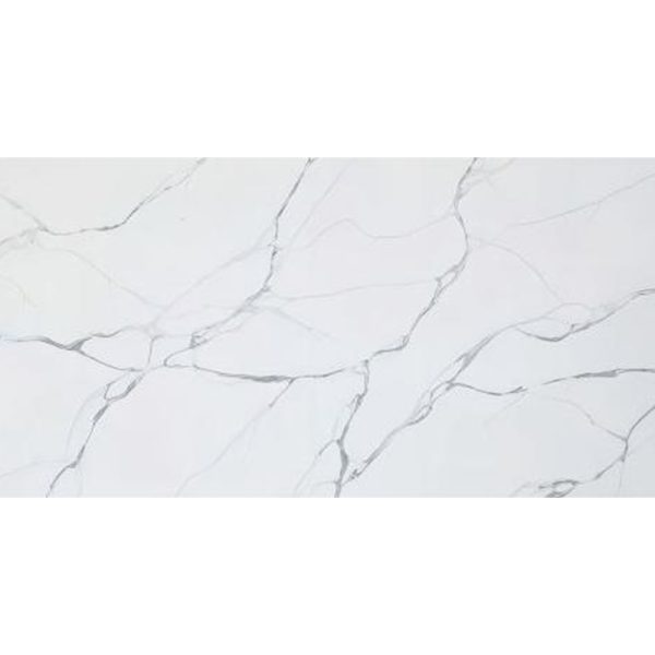 Thailand Factory Calacatta White with Black Veins Quartz Slabs Manufacturer Wholesale