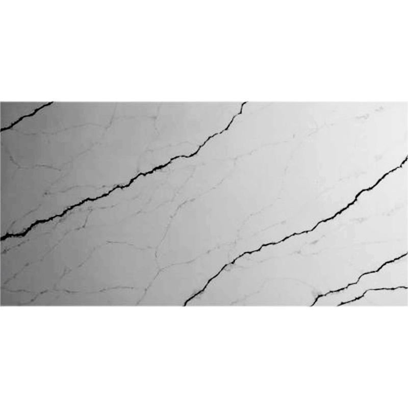 Thailand Factory Calacatta White with Black Veins Quartz Slabs Manufacturer Wholesale - Image 5
