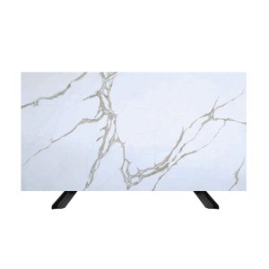 Thailand Factory Wholesale Calacatta White with Gold Veins Quartz Slabs Supplier