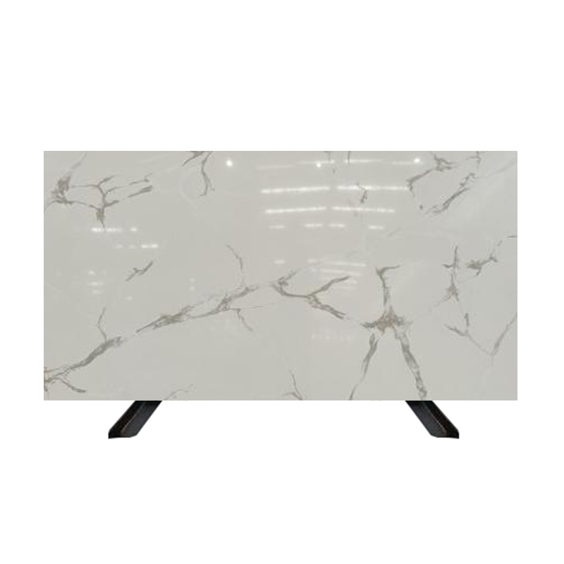 Thailand Factory Wholesale Calacatta White with Gold Veins Quartz Slabs Supplier - Image 3