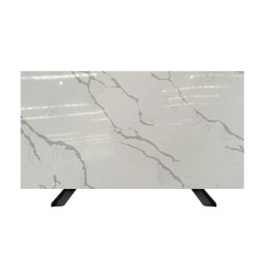 Thailand Factory Wholesale Calacatta White with Grey Veins Quartz Slabs for Sale