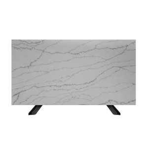 Thailand Factory Wholesale Calacatta White with Grey Veins Quartz Slabs for Sale - Image 5