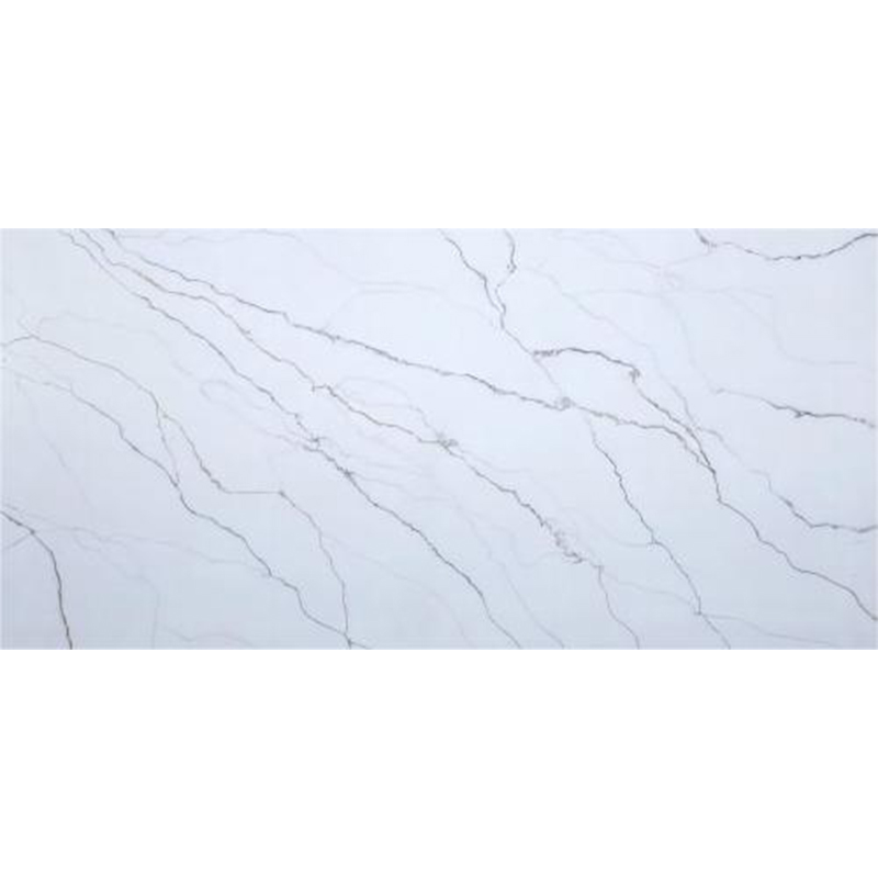 Thailand Factory Wholesale Super Jumbo Calacatta White with Grey Veins Quartz Slabs for Sale Manufacturer - Image 3