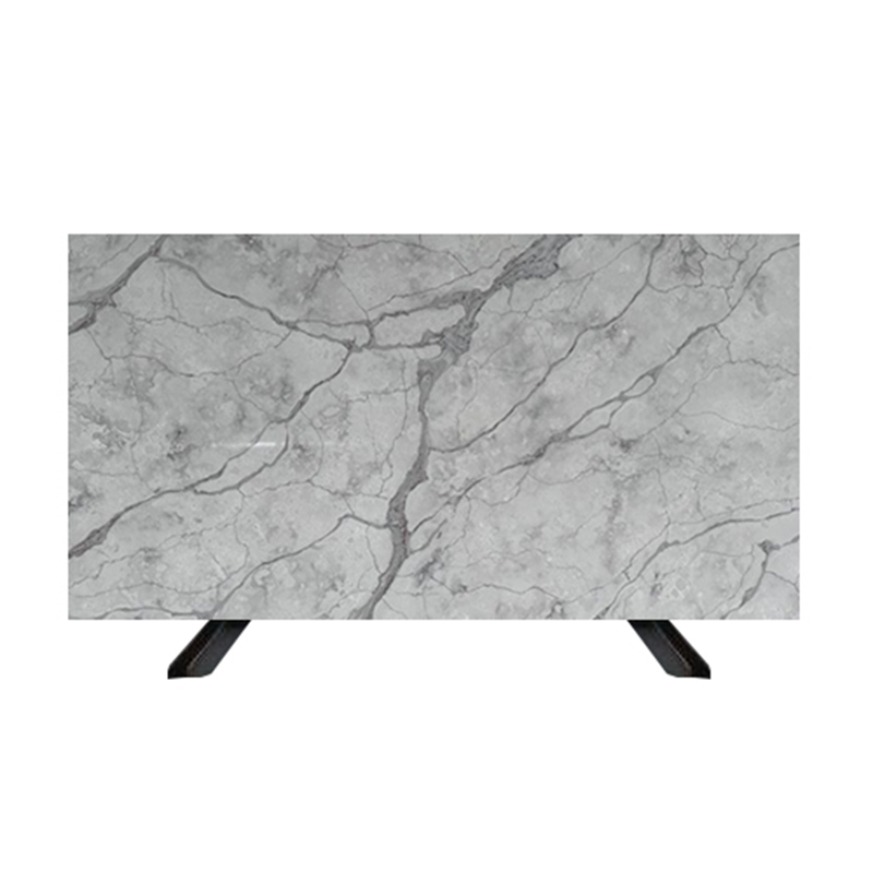 Thailand Factory Wholesale Dark Color Calacatta Grey Quartz Slabs for Sale Manufacturer - Image 1
