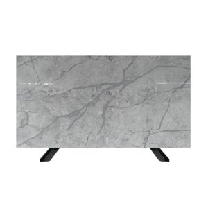 Thailand Factory Wholesale Dark Color Calacatta Grey Quartz Slabs for Sale Manufacturer - Image 2
