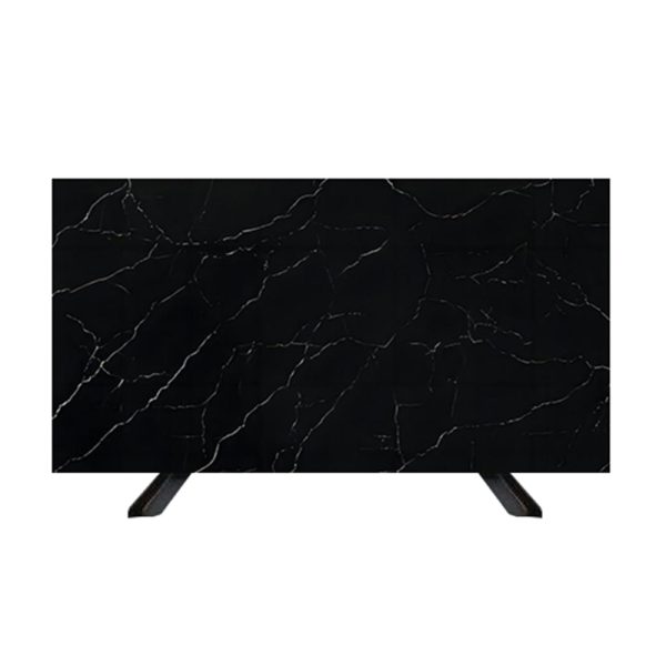Thailand Factory Wholesale Dark Color Calacatta Black Quartz Slabs Manufacturer