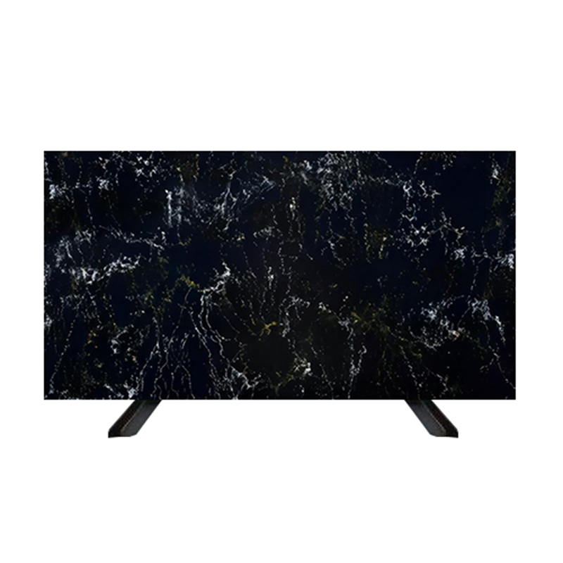 Thailand Factory Wholesale Dark Color Calacatta Black Quartz Slabs Manufacturer - Image 3