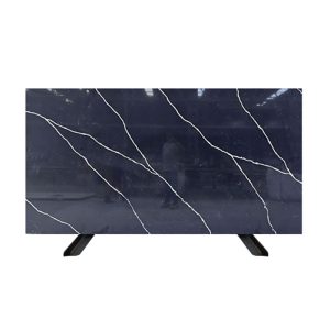 Thailand Factory Wholesale Dark Color Calacatta Black Quartz Slabs Manufacturer - Image 5