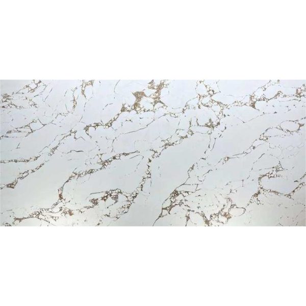 Thailand Factory Onyx-Look Calacatta Quartz Slabs Wholesale Supplier