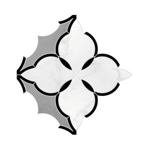 Thailand Factory Marble Stone Waterjet Mosaic Tile Irregular Design for Interior Wall Wholesale Manufacturer Supplier