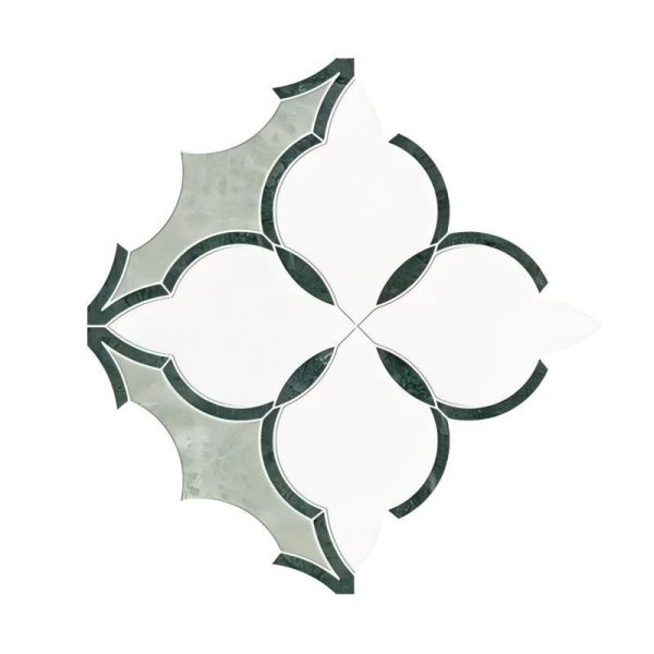 Thailand Factory Marble Stone Waterjet Mosaic Tile Irregular Design for Interior Wall Wholesale Manufacturer Supplier