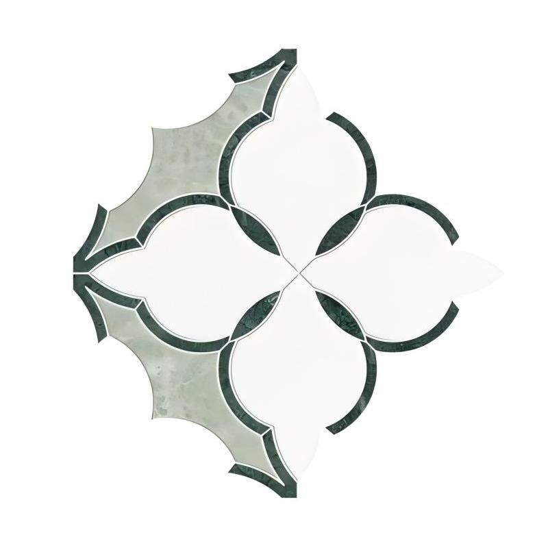 Thailand Factory Marble Stone Waterjet Mosaic Tile Irregular Design for Interior Wall Wholesale Manufacturer Supplier - Image 4