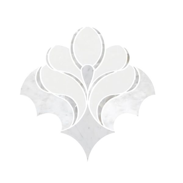Thailand Factory Marble Stone Waterjet Mosaic Tile Supplier Irregular Design for Interior Wall Wholesale