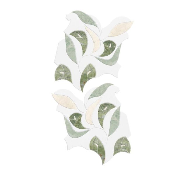 Thailand Factory Marble Stone Waterjet Mosaic Tile for Bathroom and Kitchen Wholesale Supplier