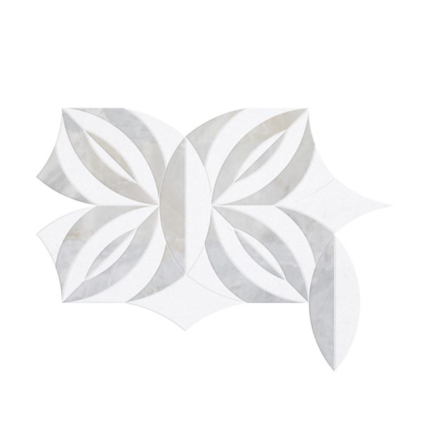 Thailand Factory Marble Stone Waterjet Mosaic Tile Design Flooring Wall Decor Wholesale Supplier
