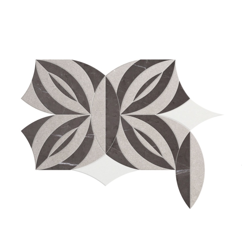 Thailand Factory Marble Stone Waterjet Mosaic Tile Design Flooring Wall Decor Wholesale Supplier - Image 3
