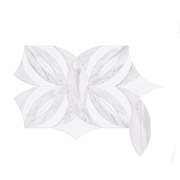 Thailand Factory Marble Stone Waterjet Mosaic Tile Design Flooring Wall Decor Wholesale Supplier